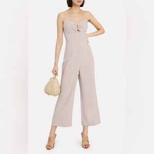INTERMIX Claudie O-Ring Linen Jumpsuit, Size 0